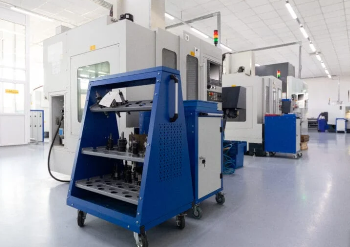 cnc machine installation requires professional rigging and infrastructure preparation