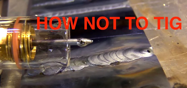 controlled tig repair with short beads and slow cooling