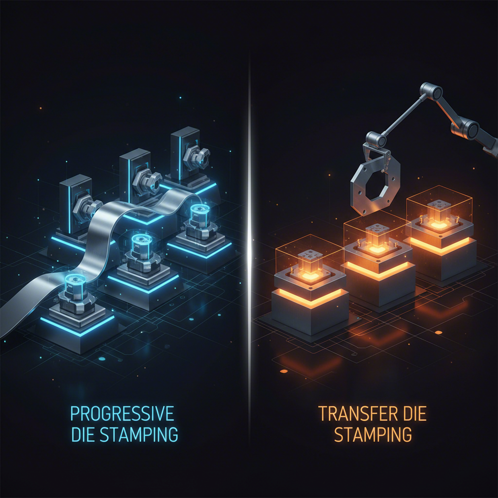 Progressiv stansning mod transferstansning: Hvilken stansningsproces er den rigtige?