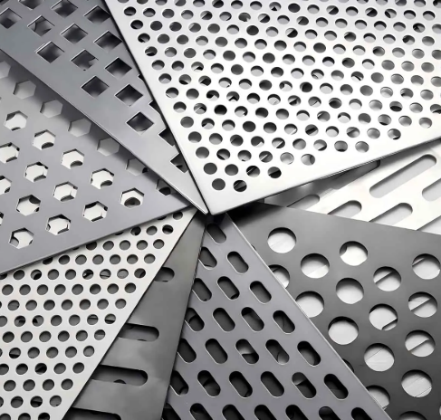 precision perforated metal sheet showcasing uniform hole patterns used across architectural and industrial applications