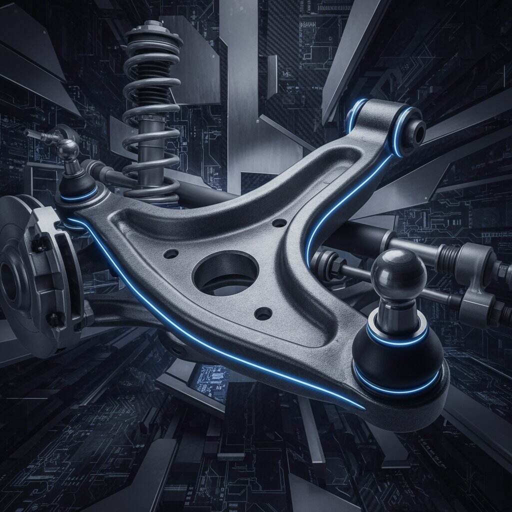 அடிப்பதில் உருவாக்கப்பட்ட ஸ்டீல் கையில் உள்ள பந்து ம jointsசை மாற்ற வேண்டுமா? முதலில் இதைப் படிக்கவும் - அடிப்பதில் உருவாக்கப்பட்ட ஸ்டீல் கட்டுப்பாட்டு கை மற்றும் பந்து ம jointsசை அமைப்பின் படம்