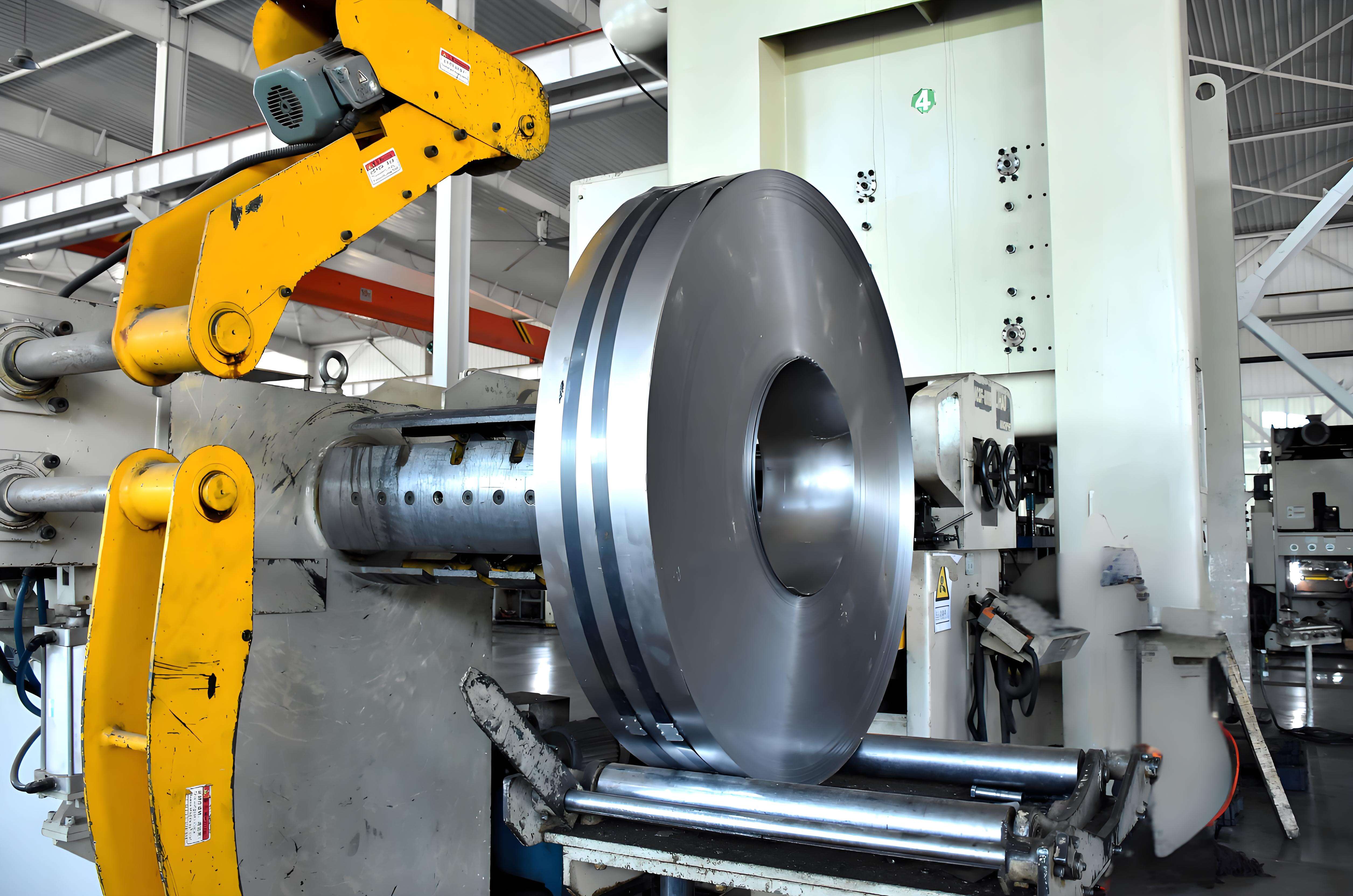 modern automotive stamping die shaping sheet metal into precise car components in a high tech factory