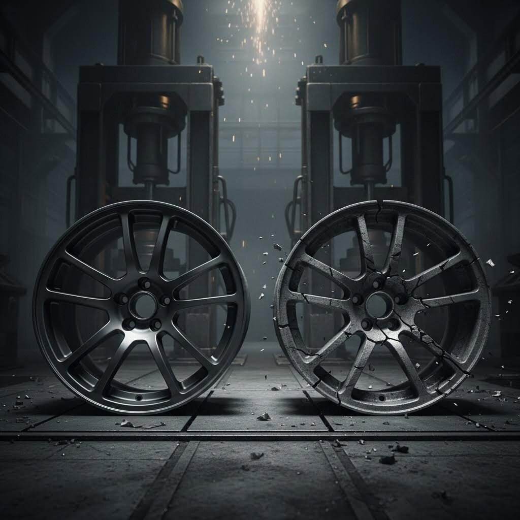 Kuodučių ir liejami ratų smūgio testas: ką gamintojai jums nesako