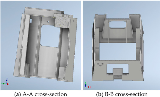 cnc machine bed cross section revealing internal rib reinforcement for maximum rigidity