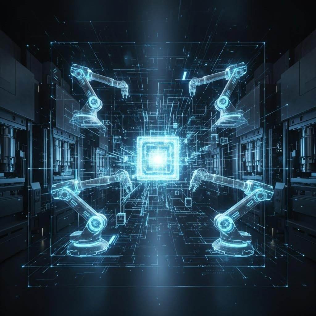 Automatizacija metalo štampavimo pramonėje: centrinė nervų sistema