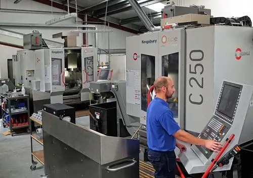 modern cnc machining center transforming raw material into precision components
