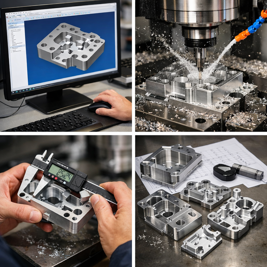Prototypage par usinage CNC : Du fichier CAO aux pièces prêtes pour la production