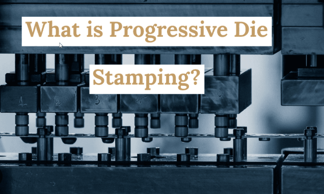 sequential stations in a progressive die perform cutting piercing forming and bending operations