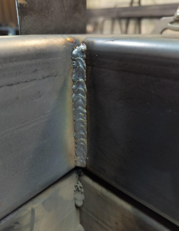 vertical down welding on thin metal