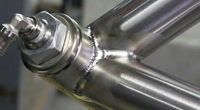 clean titanium prep with dedicated tools before welding