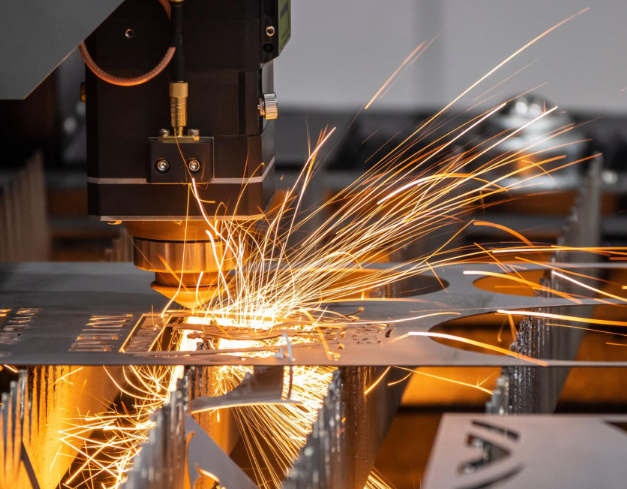 modern precision sheet metal fabrication facility with advanced cnc laser cutting technology