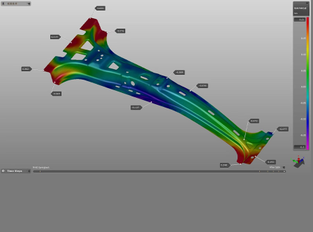 CAE Analysis of B-pillar Reinforcement Plate Thermoforming