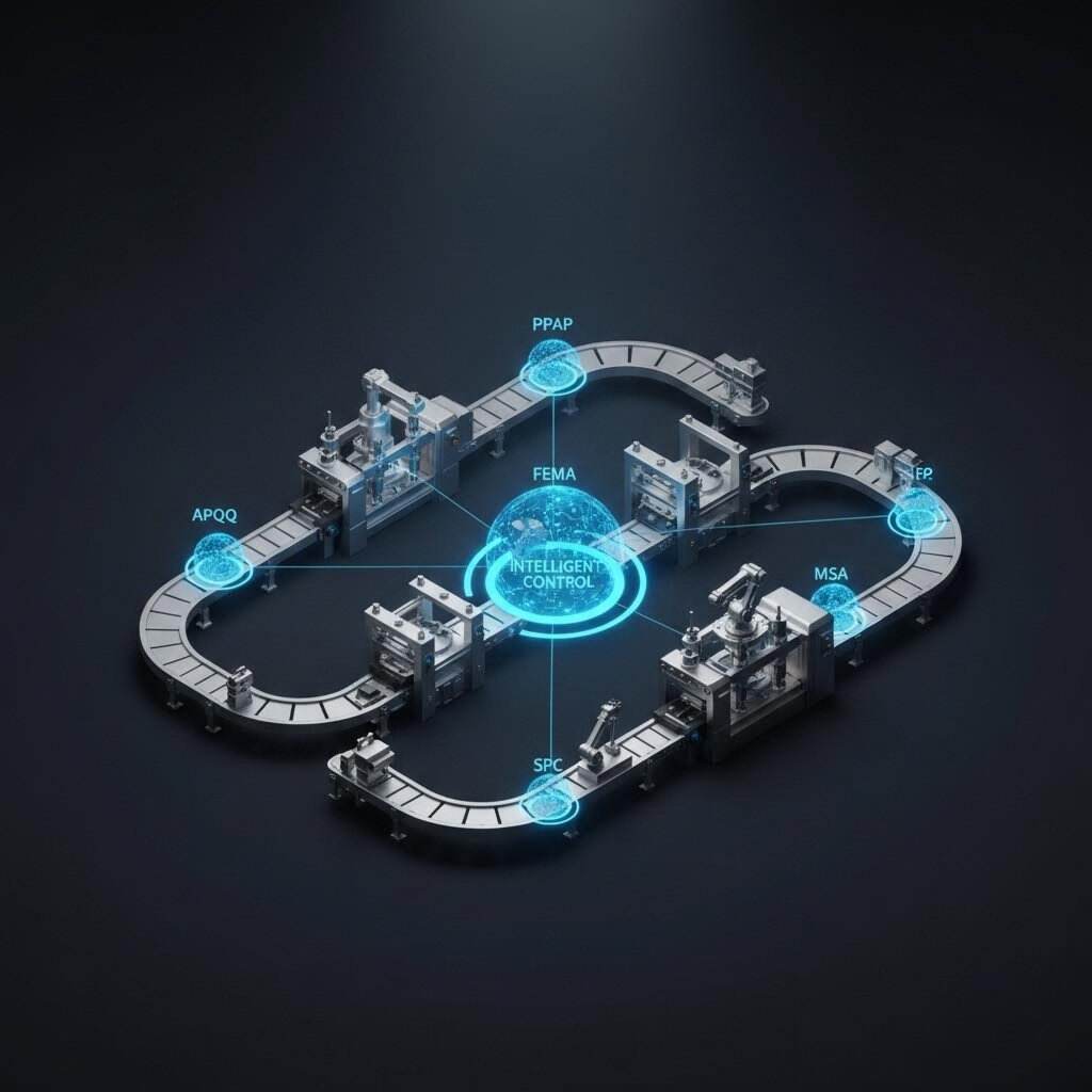 Automobilių štampavimo kokybės kontrolės standartai: IATF 16949 ir pagrindiniai įrankiai