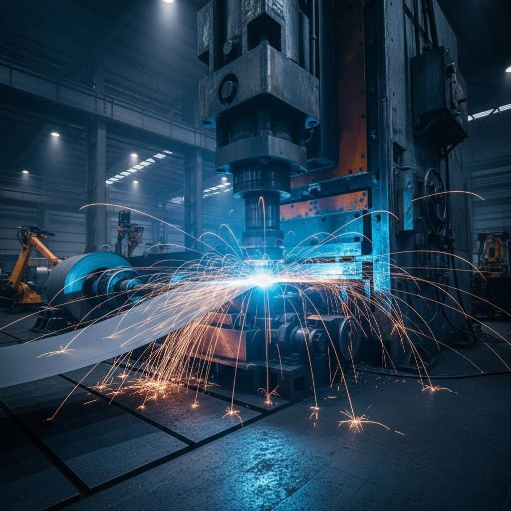 Iššifruotas metalo štampavimas: nuo žaliavinės lakštinio metalo iki galutinio gaminio