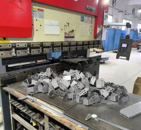 precision punched holes in sheet metal demonstrating quality edge finish