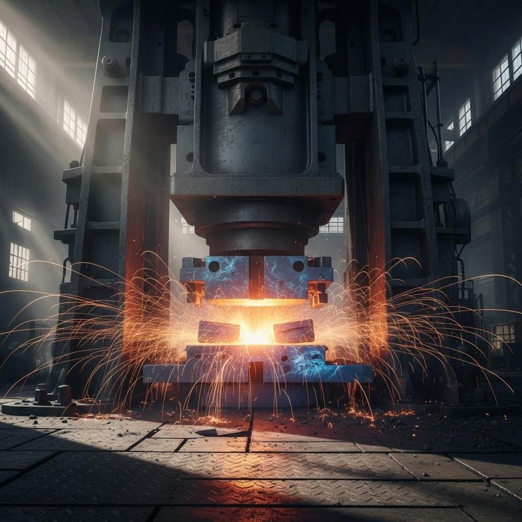 عملية الضغط المعدني مُفكَّكة: من الصفيحة الخام إلى القطعة الدقيقة