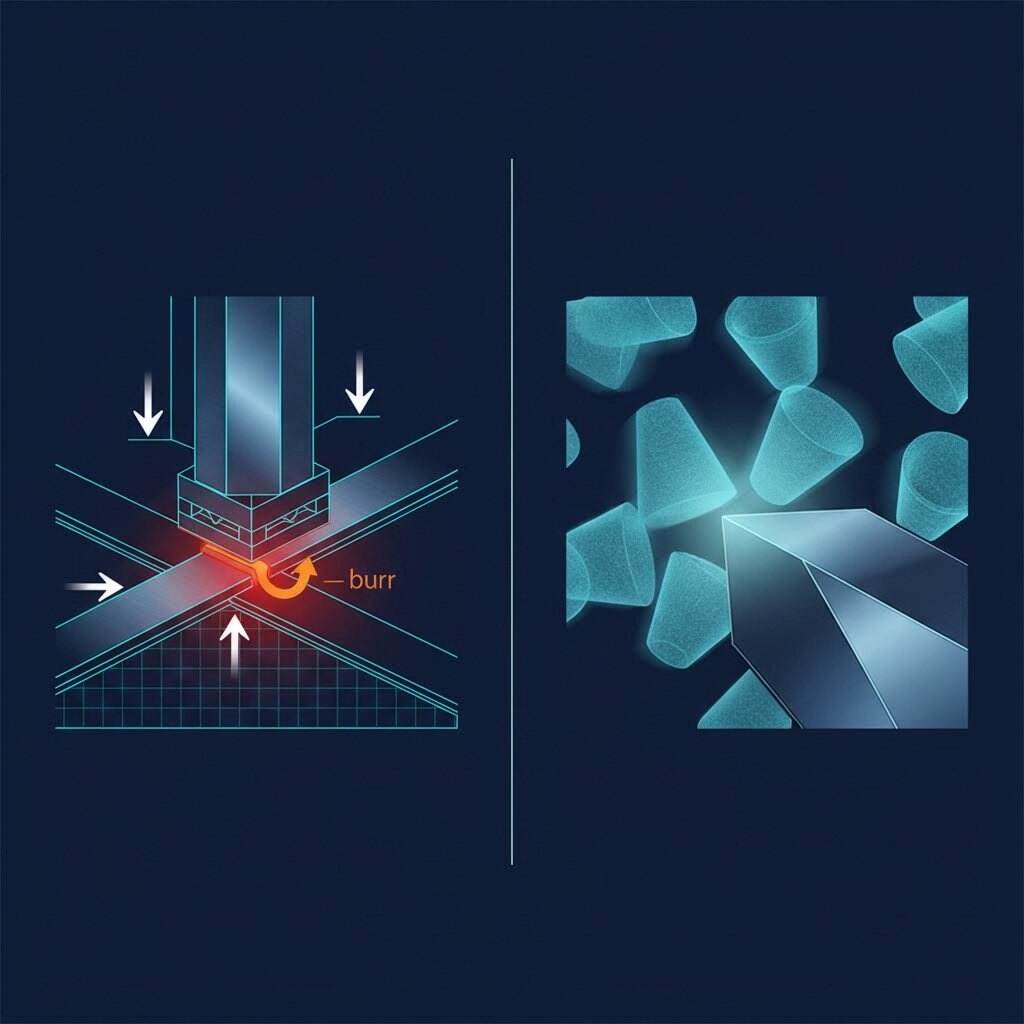 Metalo štampavimo miklių pašalinimo technikos: inžinerijos vadovas