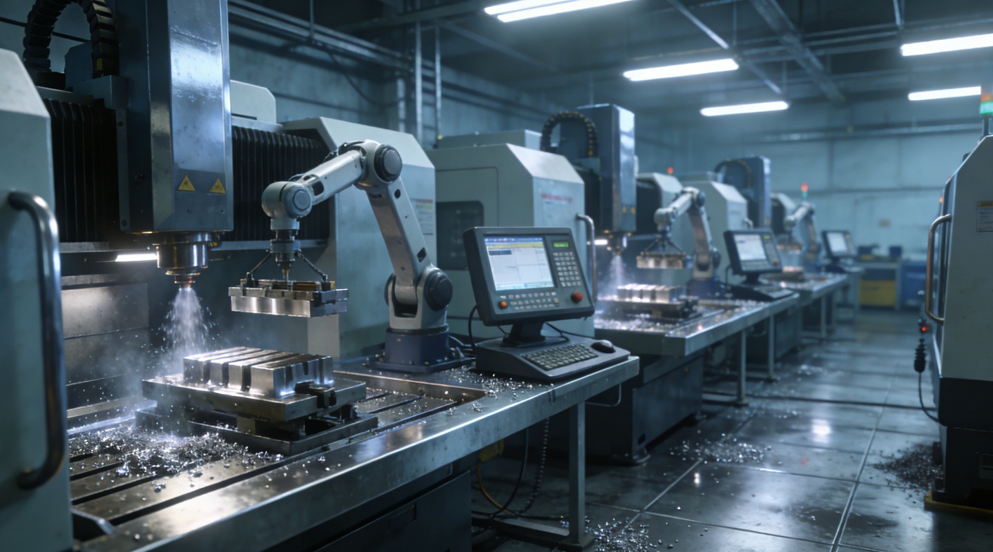 modern cnc machining facility showcasing advanced manufacturing equipment and precision engineering capabilities