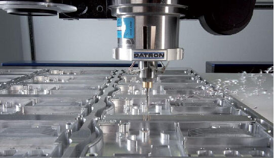 cnc milling machine creating a precision aluminum prototype component