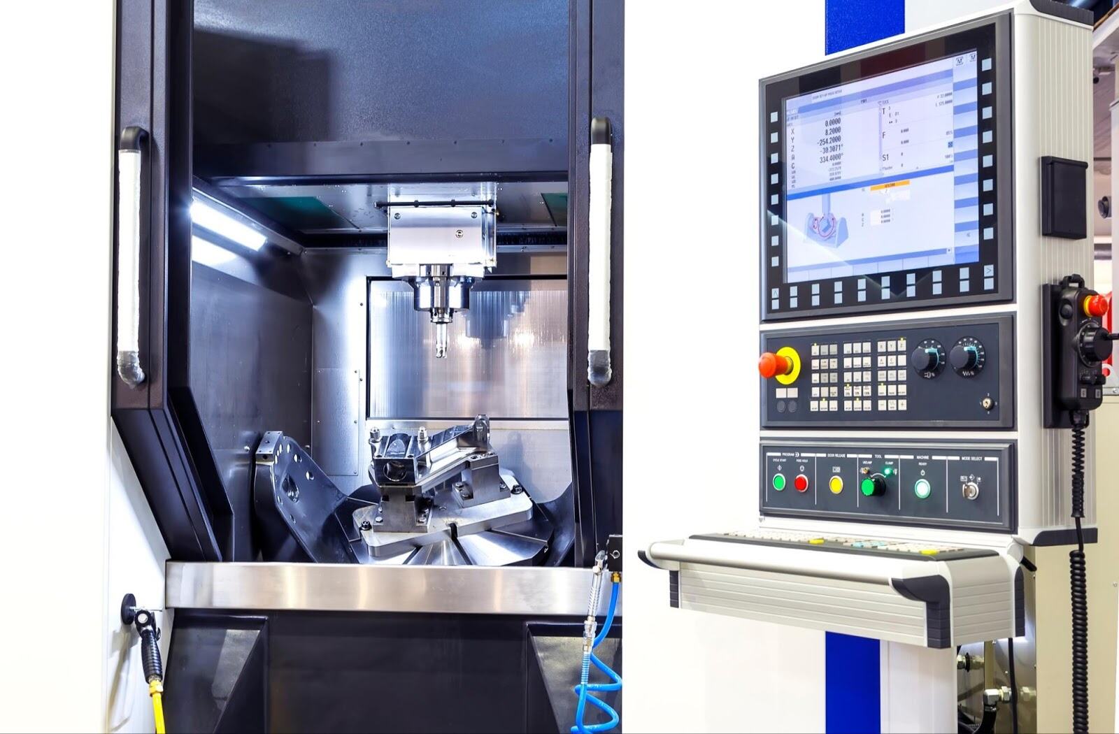 nc machine control systems coordinate motors and drives to execute precise programmed movements