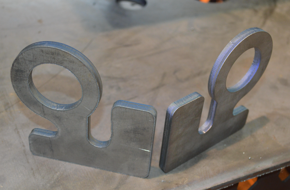 different aluminum alloy grades showing varied surface finishes and cut edge qualities