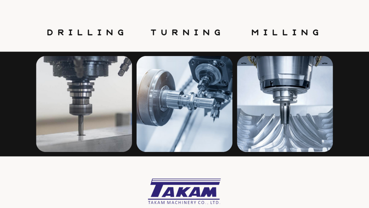 three primary cnc machining processes milling turning and swiss machining