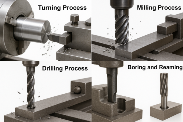 overview of core machining operations turning milling drilling and grinding