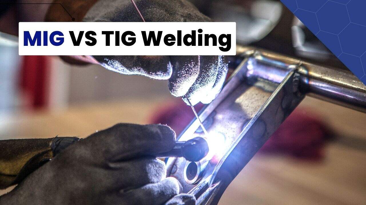 a tig setup showing signs of poor shielding and weld contamination