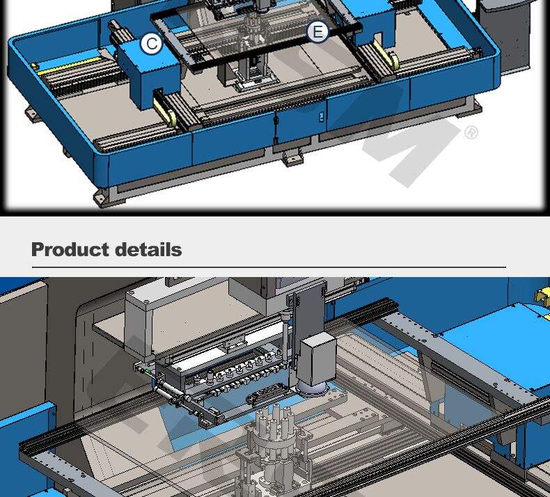 trim die scrap flow from cutting area to separate collection