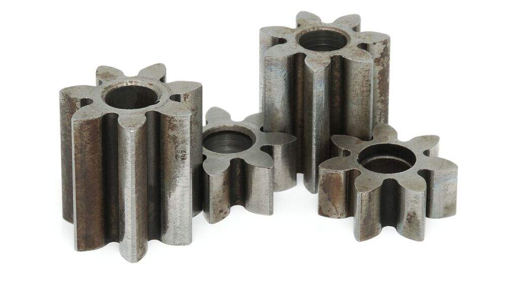 raw materials including aluminum steel and stainless steel with varying machining cost implications