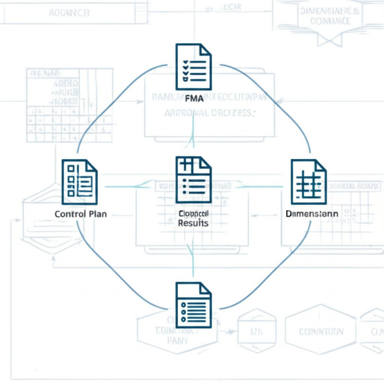 visual map of ppap elements and their interconnections across the documentation flow
