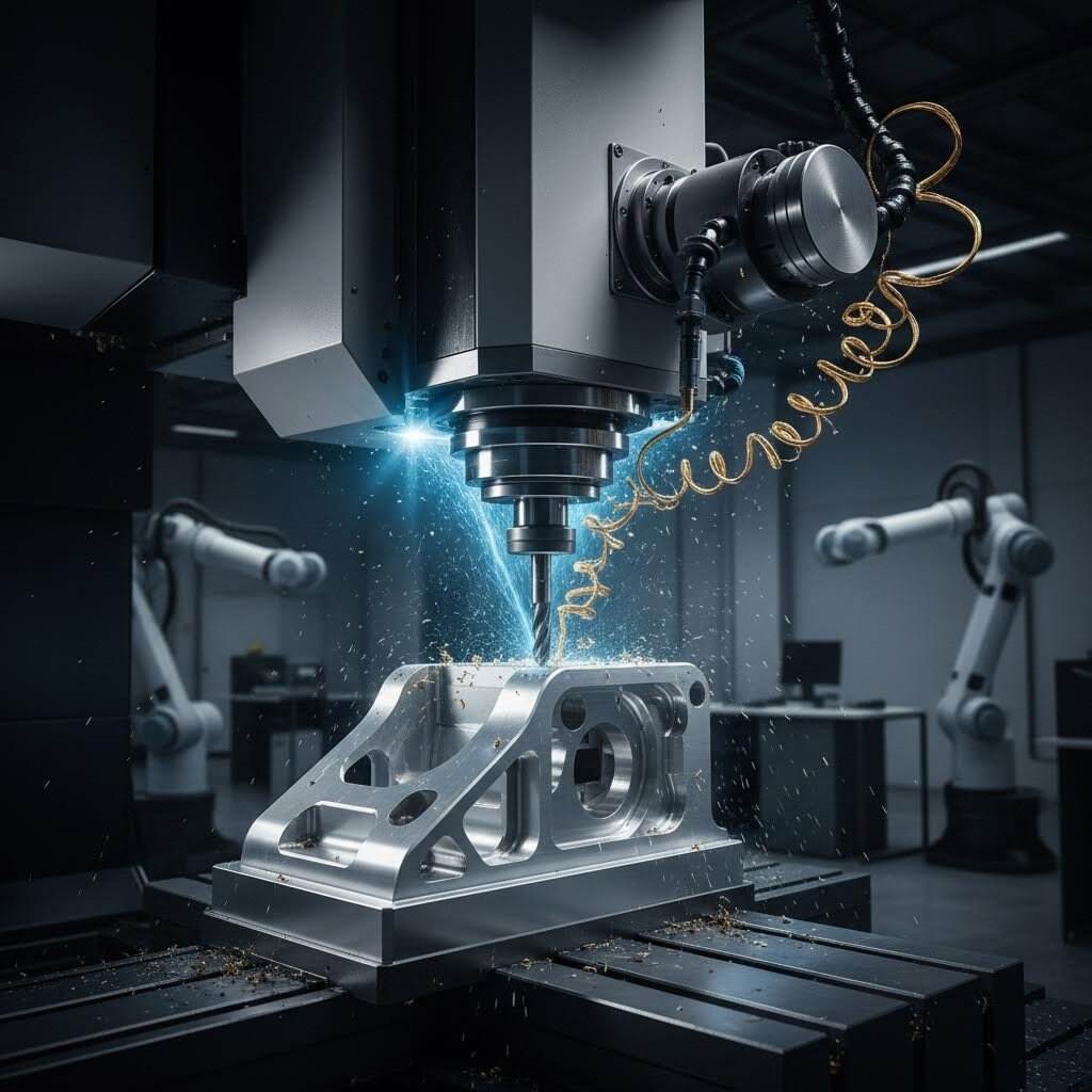 توضيح عملية قطع المعادن المخصصة باستخدام ماكينات التحكم العددي (CNC): من اختيار المادة إلى القطعة النهائية