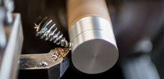 aluminum parts displaying various surface finish options available