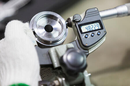 precision inspection equipment ensuring machined parts meet tight tolerance specifications