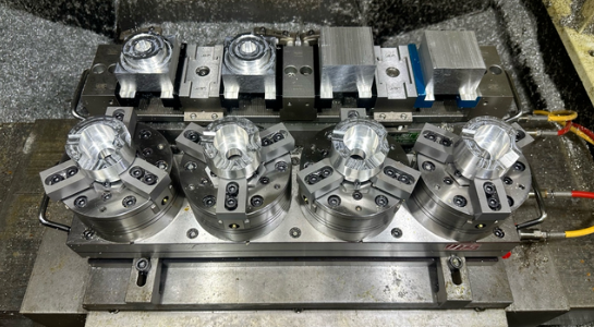 cross section view of cnc lathe components showing spindle chuck turret and carriage systems