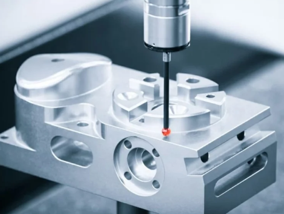 quality inspection using coordinate measuring machine verifies precision fabrication accuracy