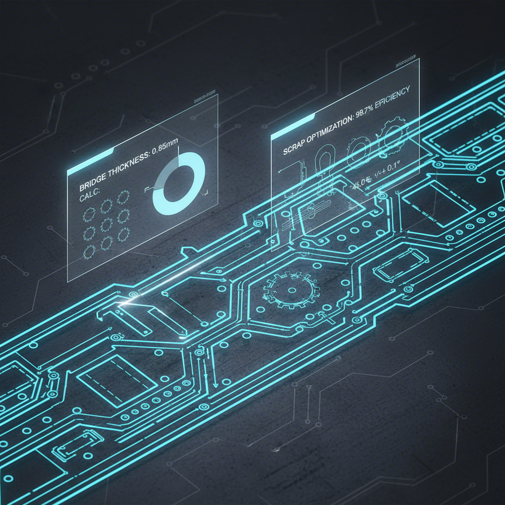 Bandslayoutdesign: Principer för progressiva stansverktyg