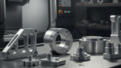 precision aluminum aerospace component during quality inspection process