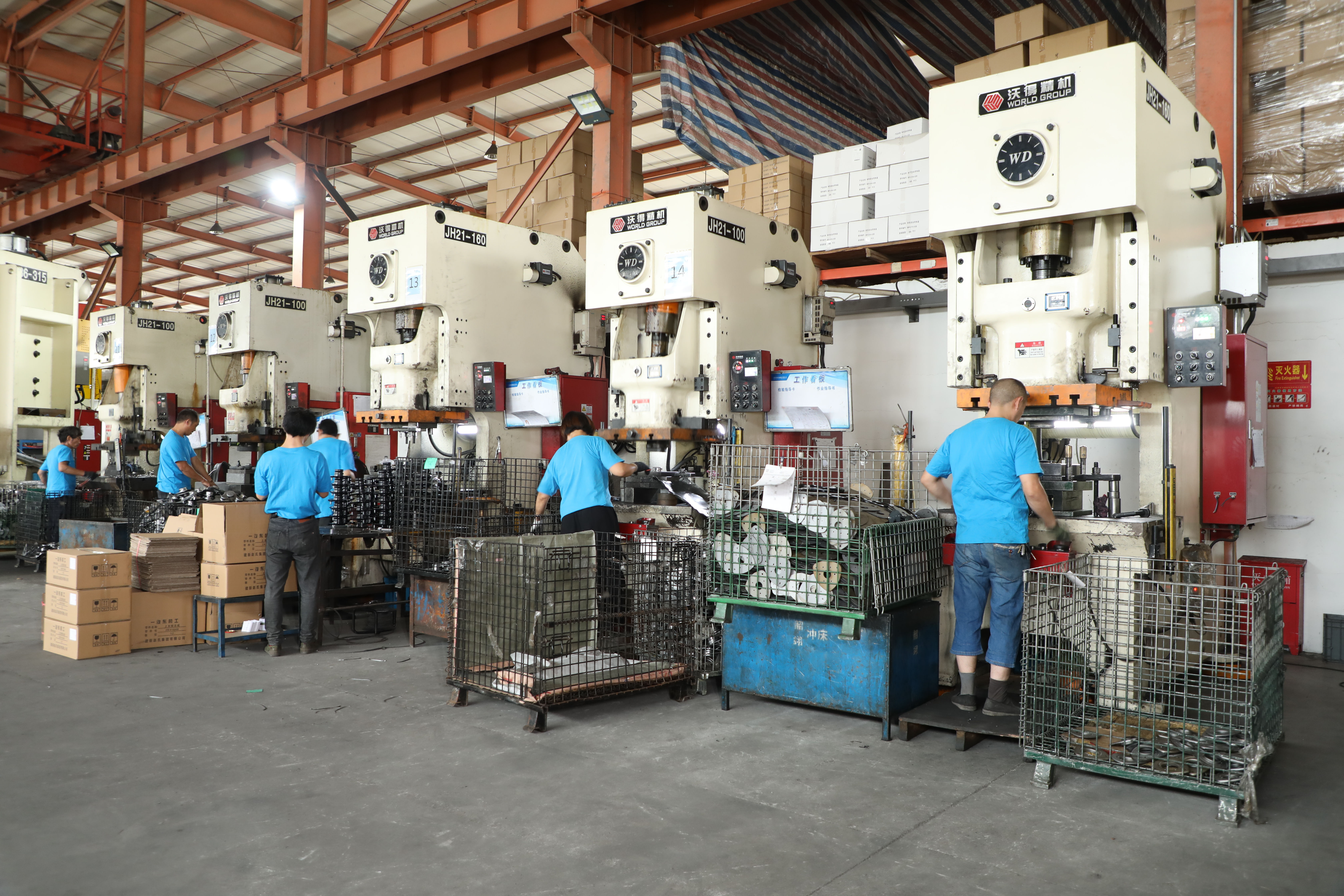 smart stamping facility producing ev components with advanced automation