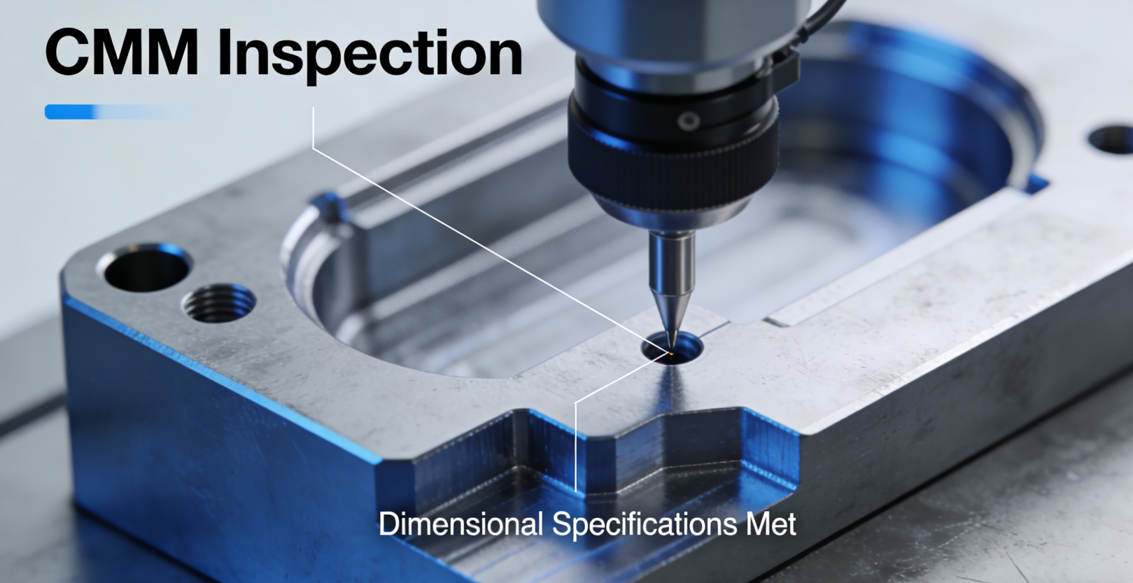 cmm inspection ensures machined parts meet exact dimensional specifications