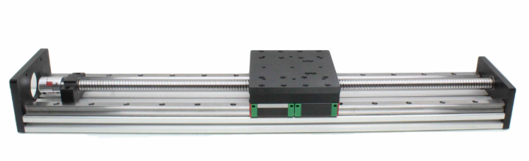 ball screw and linear guide assembly enabling micron level positioning accuracy