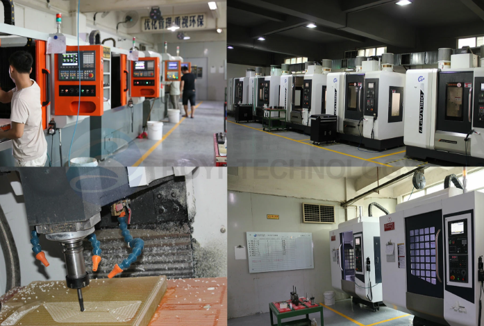 cnc milling machine precision cutting metal parts in a modern manufacturing facility