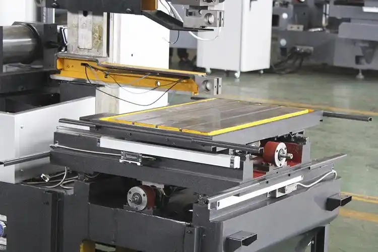 cnc machining center producing precision metal components in a modern manufacturing facility