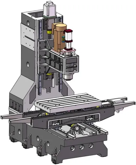 multi axis cnc machining center equipped with automated tool changing systems for production efficiency