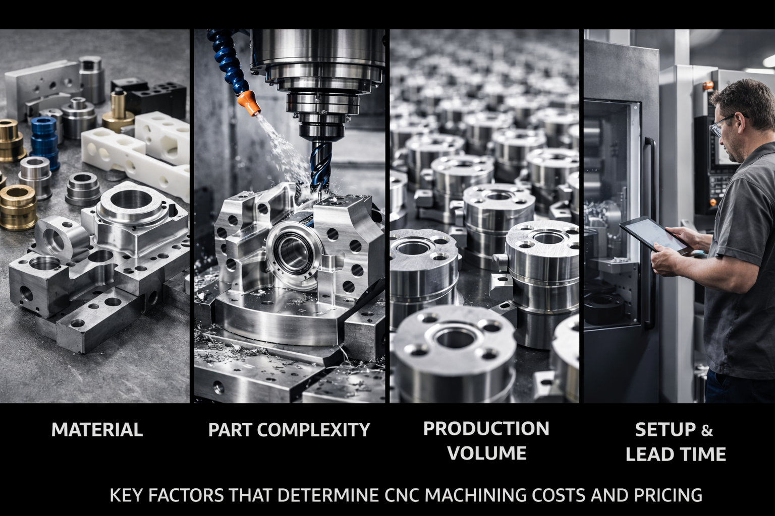 key factors that determine cnc machining costs and pricing