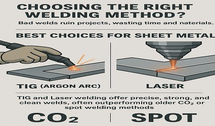 overview of modern welding methods in a fabrication shop