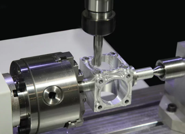 how to drill through metal with a clamped workpiece and the right setup