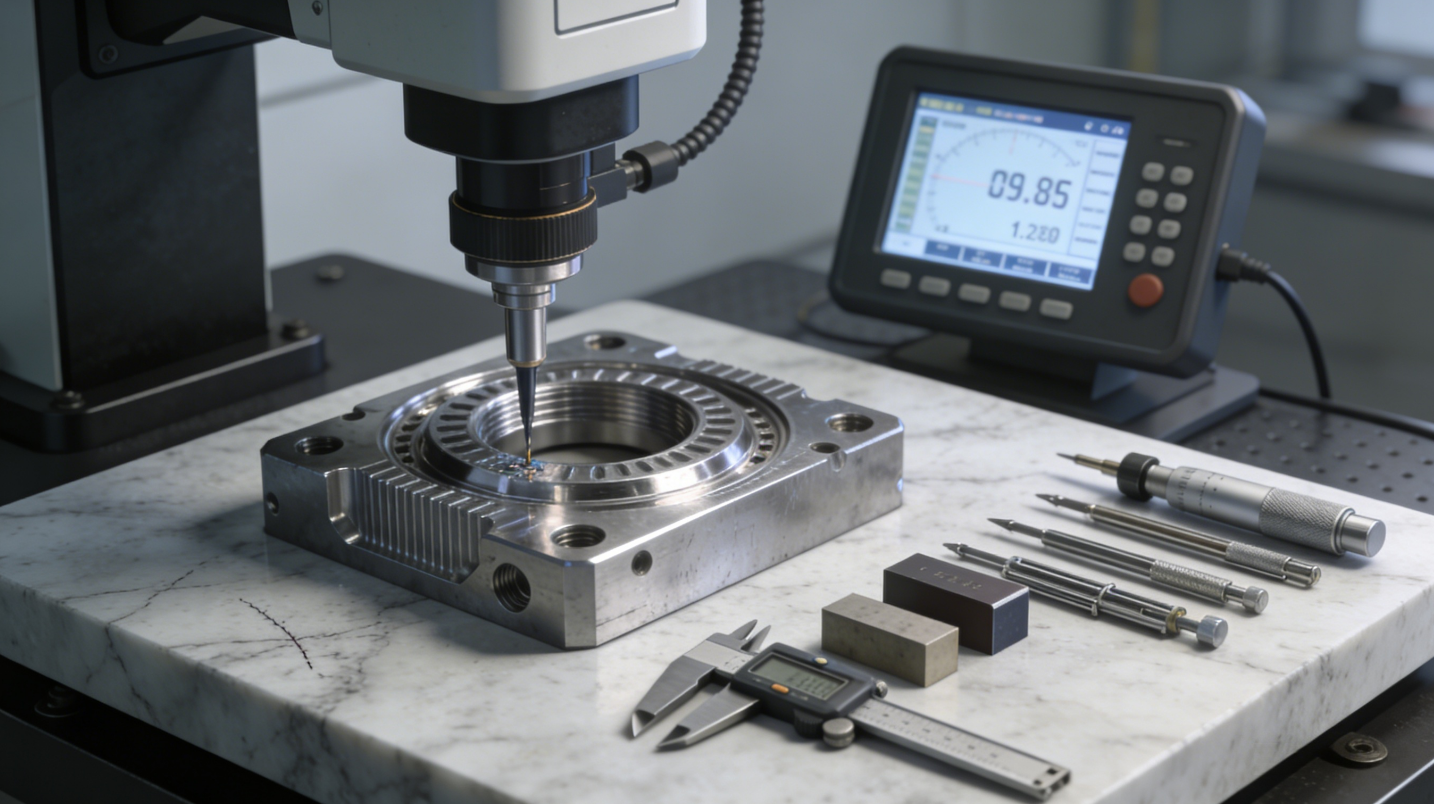 precision measurement verification ensures machined parts meet tight tolerance specifications