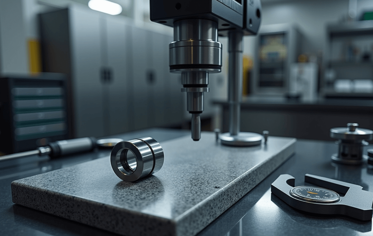 precision measurement verification of a cnc machined component