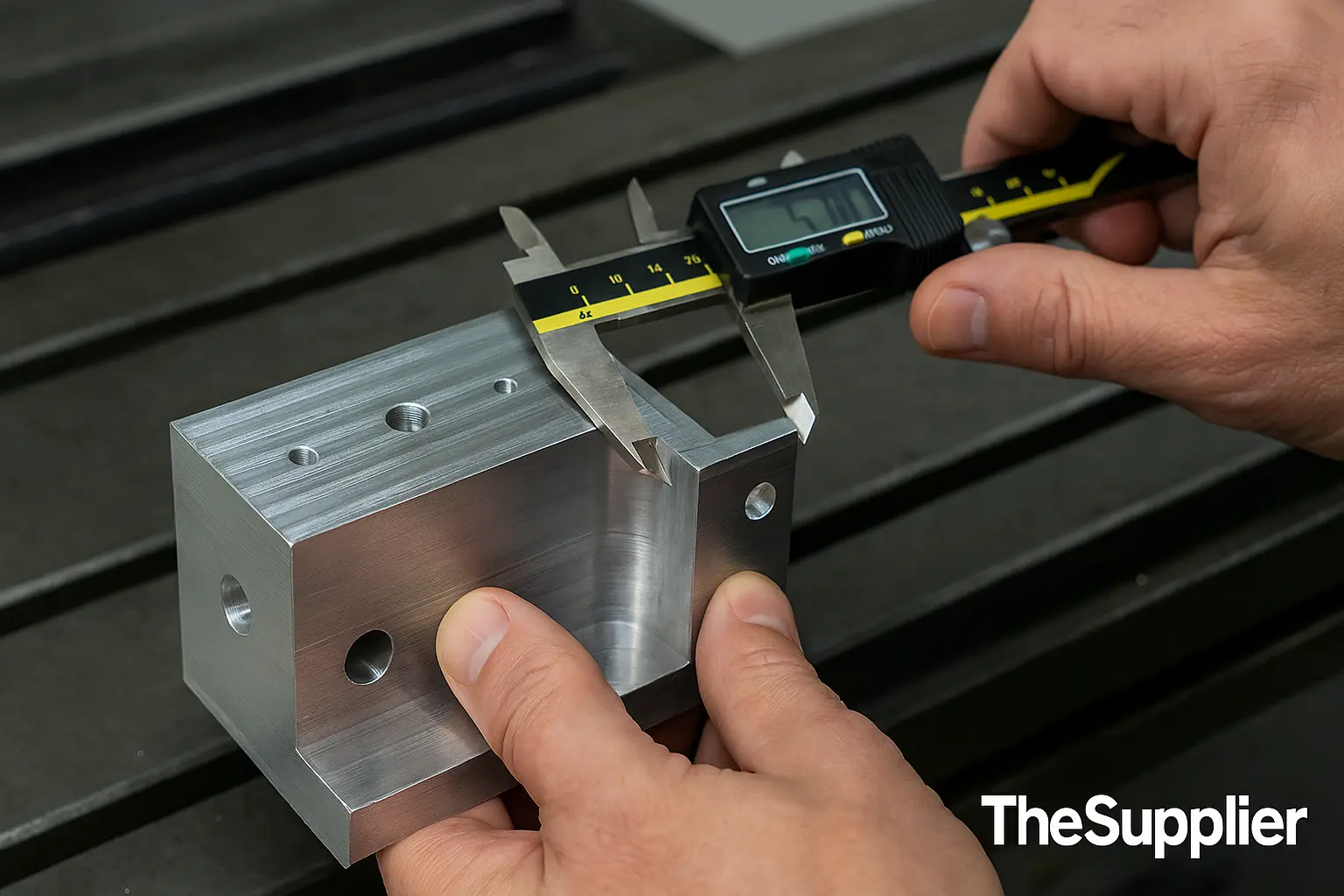 precision tolerance measurement on cnc machined components